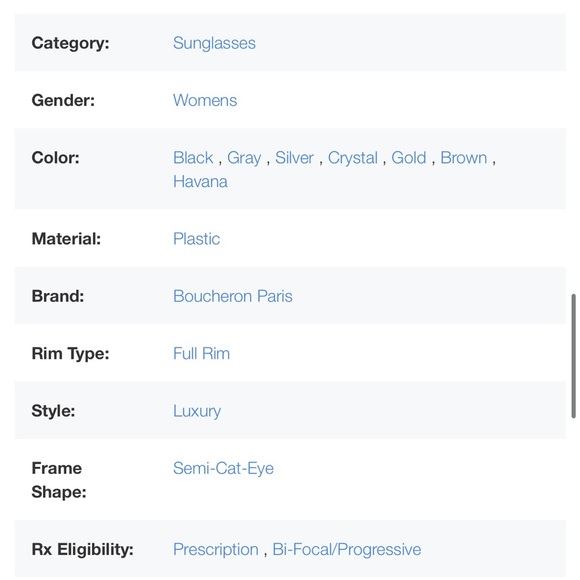 Boucheron BC0020S 001  ‼️Boucheron made in France 🇫🇷 - Picture 6 of 16